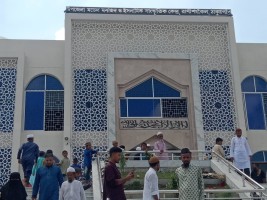 ঠাকূরগাঁও রাণীশংকৈলে দৃষ্টিনন্দন মডেল মসজিদে উদ্বোধন